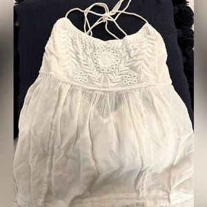 Free People embroidered tank top